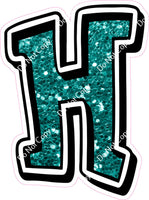 GR 18" Individuals - Teal Sparkle