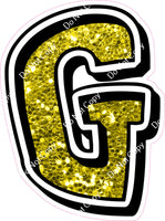 GR 12" Individuals - Yellow Sparkle