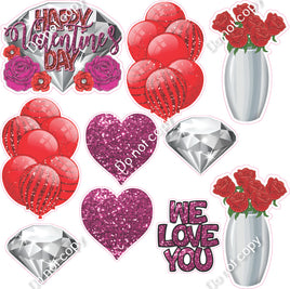 9 pc Mini Valentine MTheme0001