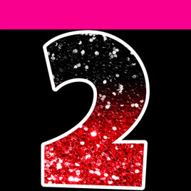 Sparkle - 30" LG 13 pc 0-9 Number Sets