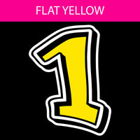 Flat - 23.5" GR Number Sets