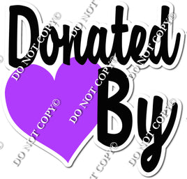 Donated By - Flat Purple
