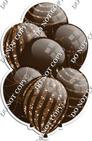 All Chocolate Balloons - Chocolate Sparkle Accents