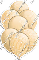 All Champagne Balloons - Champagne Sparkle Accents