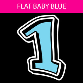 Flat - 12" GR 41 pc Number Sets