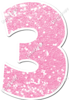 18" Individuals - Baby Pink Sparkle