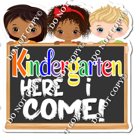 w/ Kids Back to School - Kindergarten Here I Come