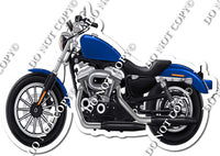Blue Motorcycle w/ Variants