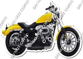 XL Yellow Motorcycle w/ Variants