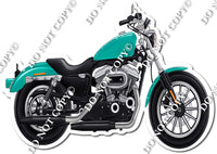 Teal Motorcycle w/ Variants