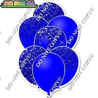 Blue Balloon Bundle Yard Cards