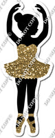 XL Gold Ballerina - Hands Up w/ Variants