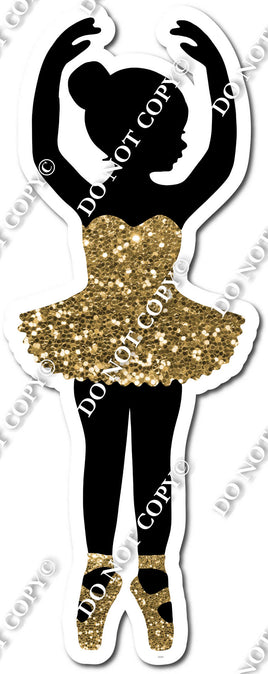 XL Gold Ballerina - Hands Up w/ Variants