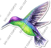 23.5" Humming Bird - Green Belly, Pink Head w/ Variants
