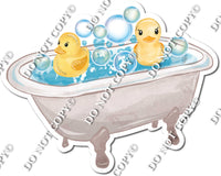 Rubber Duck in Bath w/ Variants
