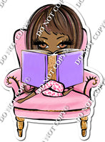 Girl in Chair Reading w/ Variants
