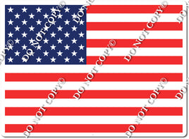 Flat American Flag w/ Variants