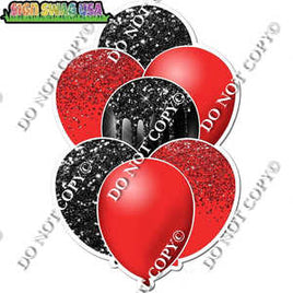 Red & Black Balloon Bundle