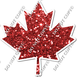Canadian Leaf - Sparkle Red w/ Variants