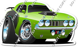 Muscle Car - Green w/ Variants
