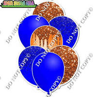 Blue & Orange Balloon Bundle