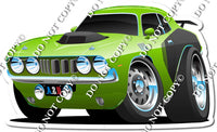 Muscle Car - Green w/ Variants