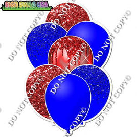 Blue & Red Balloon Bundle
