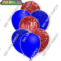 Blue & Red Balloon Bundle