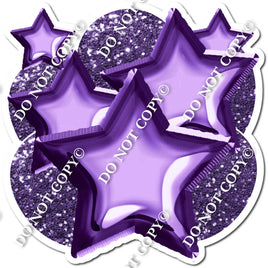 Purple Balloon & Star Bundle