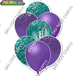 Purple & Teal Balloon Bundle