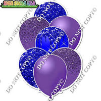 Purple & Blue Balloon Bundle