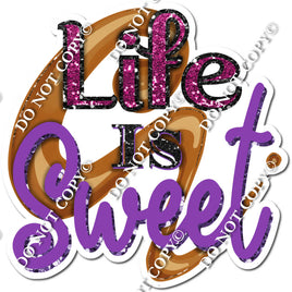 Life is Sweet - Carmel Drizzle Statement