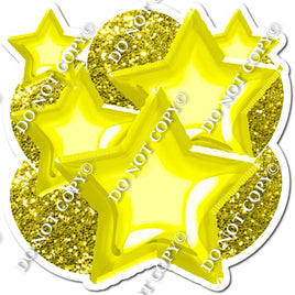Yellow Balloon & Star Bundle