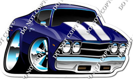 Muscle Car - Blue w/ Variants
