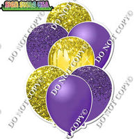 Purple & Yellow Balloon Bundle