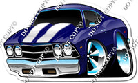 Muscle Car - Blue w/ Variants