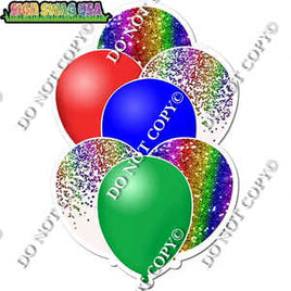 Rainbow Balloon Bundle