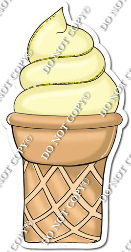 Ice Cream Cone - Yellow w/ Variants