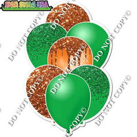 Green & Orange Balloon Bundle