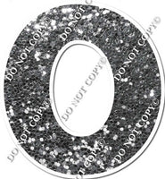 18" KG Individual Silver Sparkle - Numbers, Symbols & Punctuation