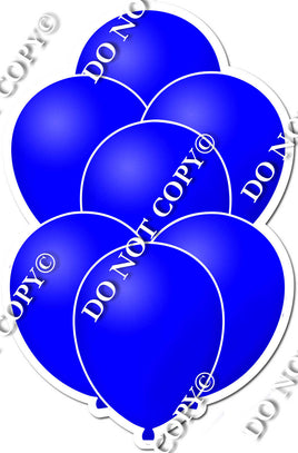 Flat Blue Balloon Bundle