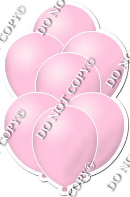 Flat Baby Pink Balloon Bundle