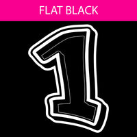 Flat - 23.5" GR Number Sets