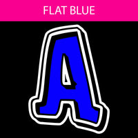 Flat - 12" GR 86 pc Alphabet Sets