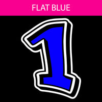 Flat - 23.5" GR Number Sets