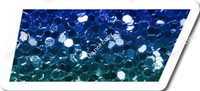 LG 18" Individuals - Blue / Green Ombre Sparkle