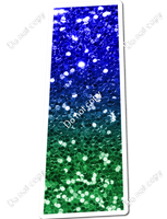 LG 23.5" Individuals - Blue / Green Ombre Sparkle