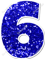 30" Individuals - Blue Sparkle