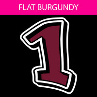 Flat - 23.5" GR Number Sets