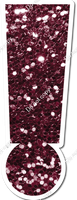 LG 23.5" Individuals - Burgundy Sparkle